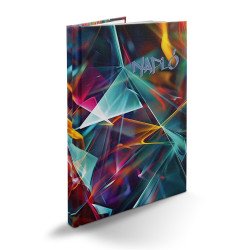 Határidőnapló fehér lapokkal Picture B/5, napló fehér lapokkal absztrak Realsystem 2026.