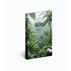 Zsebnaptár álló Picture, fehér lapokkal floral Realsystem 2027.