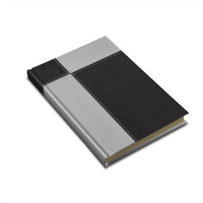 Zsebnaptár álló Prémium M B/6, heti krémszínű lapokkal fekete Realsystem 2027.