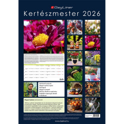 Falinaptár képes 340xx485mm, Kertészmester Realsystem 2026.