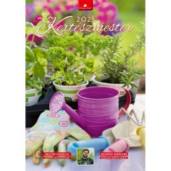Falinaptár képes 340x485mm, Kertészmester Realsystem 2026. Falinaptár Realsystem