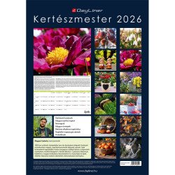 Falinaptár képes 340x485mm, Kertészmester Realsystem 2027.