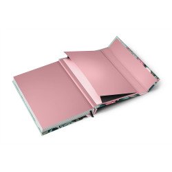 Határidőnapló mágnessel záródó, krémszínű lapokkal Monstera 110×160 mm, Presco