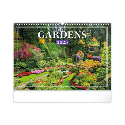 Falinaptár képes  480×330mm Gardens  Realsystem 2026. Falinaptár Realsystem