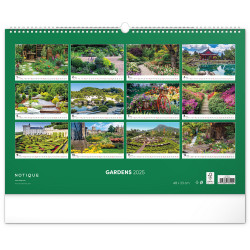 Falinaptár képes  480×330mm Gardens  Realsystem 2026.