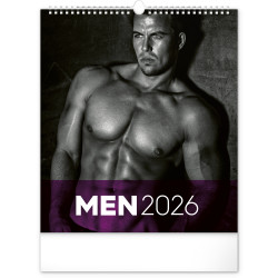Falinaptár képes  300x340mm Men Realsystem 2026.