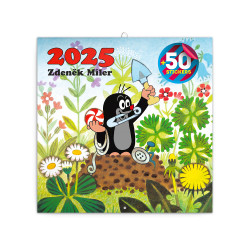 Falinaptár képes lemeznaptár 300x300mm, The Little Mole Realsystem 2026. Falinaptár Realsystem