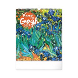 Falinaptár képes  300x340mm Vincent van Gogh Realsystem 2026. Falinaptár Realsystem