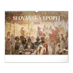 Falinaptár képes  480×330mm The Slav Epic-Alphonse Mucha Realsystem 2027.