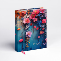 Határidőnapló Librobella hölgyeknek B/6, napi floral Realsystem 2026.