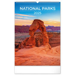 Falinaptár képes  330×460mm National Parks Realsystem 2026. Falinaptár Realsystem