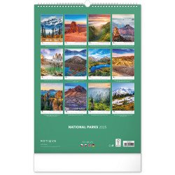 Falinaptár képes  330×460mm National Parks Realsystem 2026.