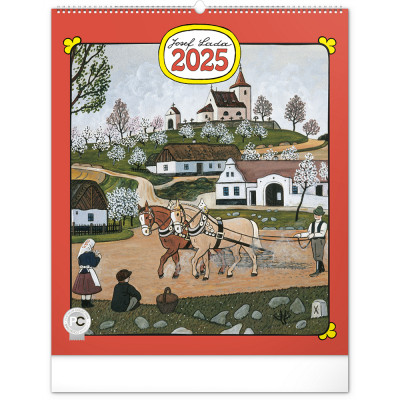 Falinaptár képes  480×560mm Josef Lada  Realsystem 2027.