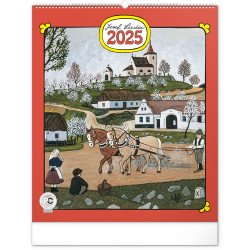 Falinaptár képes  480×560mm Josef Lada  Realsystem 2027. Falinaptár Realsystem