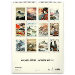 Falinaptár képes  330×460mm Vintage Posters-Japanese art Realsystem 2027.