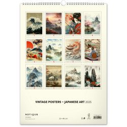 Falinaptár képes  330×460mm Vintage Posters-Japanese art Realsystem 2027.