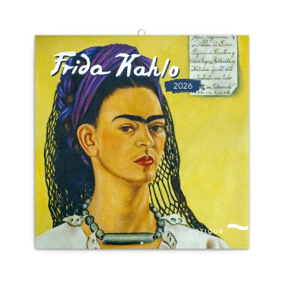 Falinaptár képes lemeznaptár 300x300mm, Frida Kahlo Realsystem 2027.