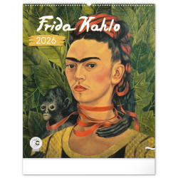 Falinaptár képes  480×560mm Frida Kahlo Realsystem 2026. Falinaptár Realsystem