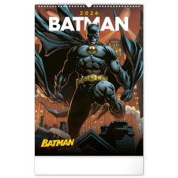 Falinaptár képes  330×460mm Batman Dark Realsystem 2026. Falinaptár Realsystem
