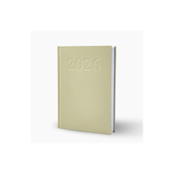 Határidőnapló agenda Standard A/5, napi, fehér lapokkal (bézs) 2026. Bluering® Határidőnapló Bluering