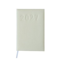 Határidőnapló agenda Standard A/5, napi, fehér lapokkal (bézs) 2027. Bluering®
