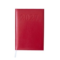 Határidőnapló agenda Standard A/5, napi, fehér lapokkal (bordó) 2027. Bluering® Határidőnapló Bluering