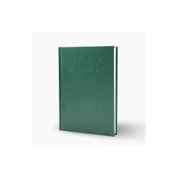 Határidőnapló agenda Standard A/5, napi, fehér lapokkal (zöld) 2026. Bluering® Határidőnapló Bluering