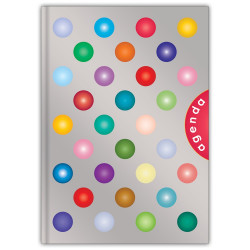 Határidőnapló Colors A5 heti, fehér lapokkal Magic Dayliner 2026. Határidőnapló Dayliner