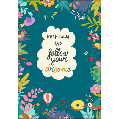 Határidőnapló Colors A5 napi, fehér lapokkal Fantasy Dayliner 2027.