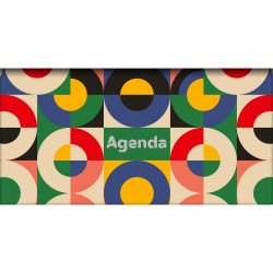 Zsebnaptár Colors fekvő heti, fehér lapokkal Retro Dayliner 2026. Író- irodaszer, papíráru Dayliner