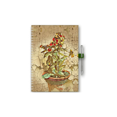 Határidőnapló InSpiral A5 heti, fehér lapokkal Bloom Dayliner 2026.