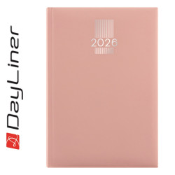 Határidőnapló MyPastel A5 napi, krémszínű lapokkal púder Dayliner 2026. Határidőnapló Dayliner