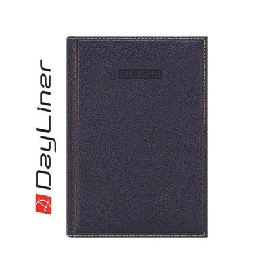 Határidőnapló Sherwood B5 heti, krémszínű lapokkal kék Dayliner 2026.