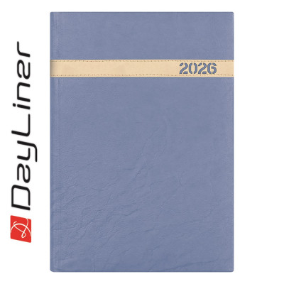 Határidőnapló The Boss A5 napi, fehér lapokkal jeans Dayliner 2027.