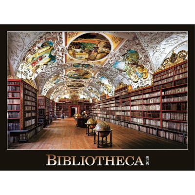 Falinaptár képes 420 × 560 mm, fehér lapokkal Bibliotheca Dayliner 2027.