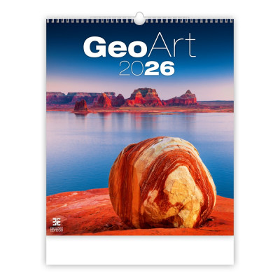 Falinaptár képes 450 × 520 mm, fehér lapokkal Geo Art Dayliner 2027.