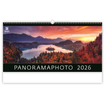 Falinaptár képes 315 × 630 mm, fehér lapokkal Panoramaphoto Dayliner 2027.