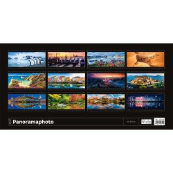 Falinaptár képes 315 × 630 mm, fehér lapokkal Panoramaphoto Dayliner 2027.