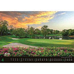 Falinaptár képes 334 × 485 mm, fehér lapokkal Golf Dayliner 2026.