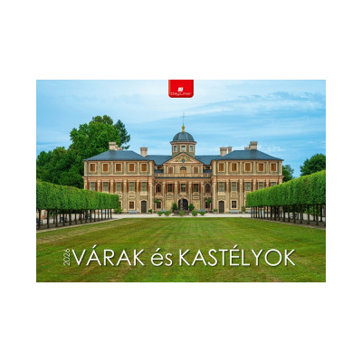 Falinaptár képes 340 × 485 mm, fehér lapokkal Várak és Kastélyok Dayliner 2027.