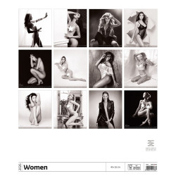 Falinaptár képes 450 × 520 mm, fehér lapokkal Women Dayliner 2027.