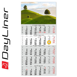 Speditőr naptár 1 tömb, 5 hónap SP-15 330 × 670 mm, fehér lapokkal Hangulat Dayliner 2026.