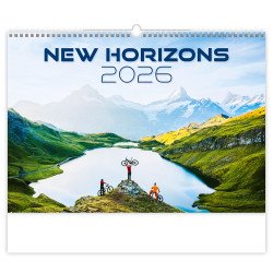 Falinaptár képes 450 × 315 mm, fehér lapokkal New Horizons Dayliner 2027. Falinaptár Dayliner