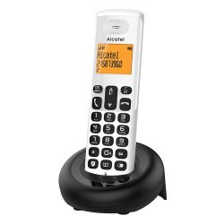 Telefonkészülék ALCATEL E160 (vezeték nélküli, kijelző, DECT) fehér Fax - telefon Alcatel