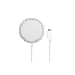 Töltő asztali APPLE (Type-C, wireless, gyorstöltő, 100cm, textil, MX2H2ZM/A utód, APPLE Watch töltő) fehér Számítástechnika és kellékei Apple