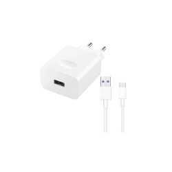 Töltő hálózati HUAWEI CP404B USB aljzat (22.5W, PD gyorstöltő + Type-C kábel) fehér Számítástechnika és kellékei Huawei