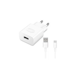 Töltő hálózati HUAWEI USB aljzat (18W, gyorstöltő + C02450768A microUSB kábel) fehér Számítástechnika és kellékei Huawei