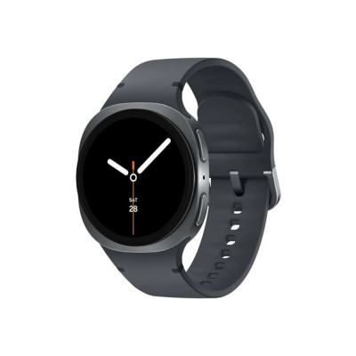 Okosóra SAMSUNG Galaxy Watch 8 (eSIM, szilikon csuklópánt, 44mm) grafitszürke