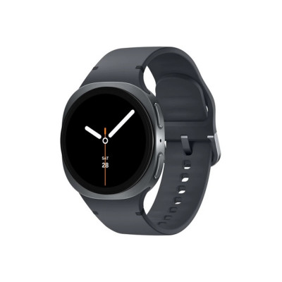 Okosóra SAMSUNG Galaxy Watch 8 (eSIM, szilikon csuklópánt, 40mm) grafitszürke