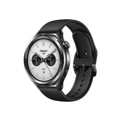 Okosóra XIAOMI Watch S4 (szilikon szíj, aktivitásmérő, pulzusmérő, telefonhívás, GPS, NFC, 5 ATM, vízálló) fekete Okos óra REDMI